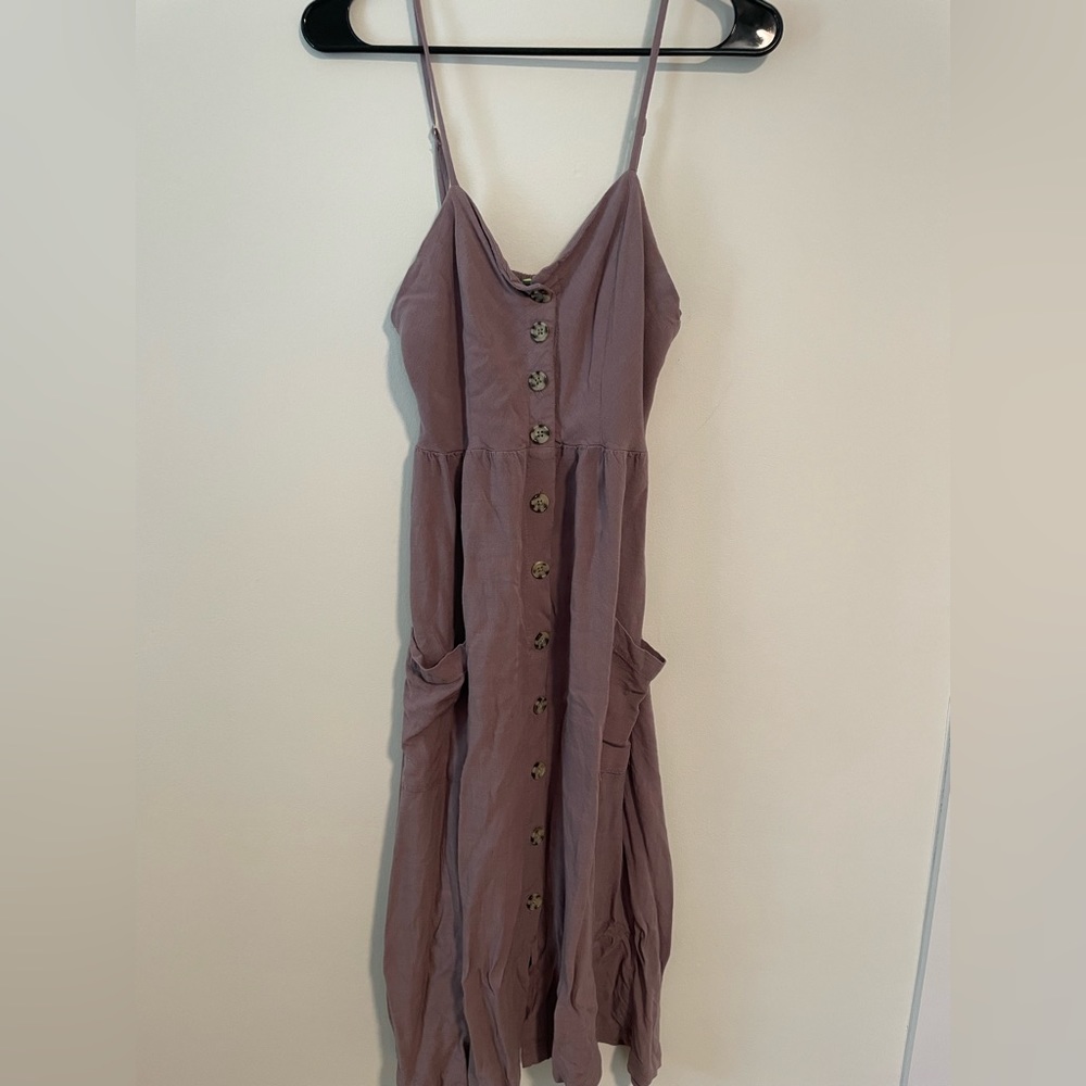 Purple midi dress - Good Luck Gem - M